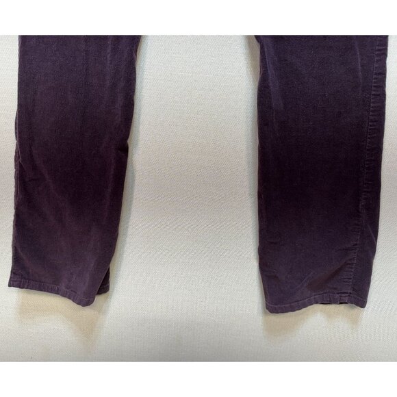 Calvin Klein Jeans Womens Straight Corduroy Pants Size 6 Purple Casual Ankle Y2K - Picture 14 of 14